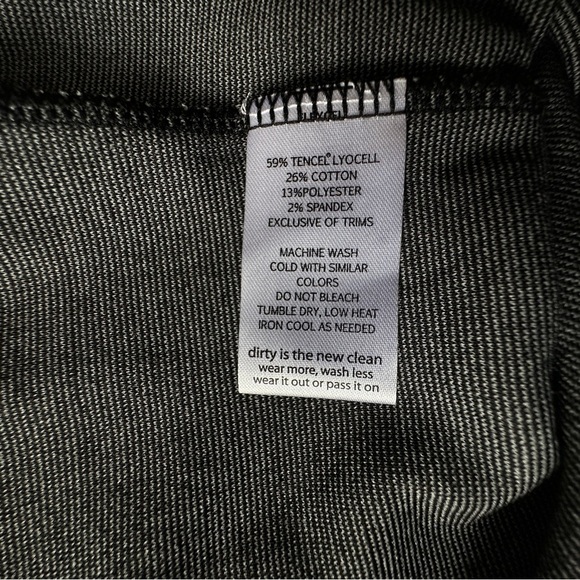 TOAD & CO | NWOT BLACK NIXI DRESS 3/4 SLEEVE ZIPPER POCKET | SIZE: EXTRA SMALL - Picture 8 of 9